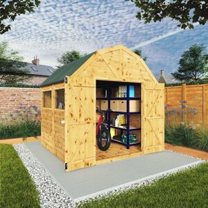 Mercia Dutch Barn Shed - 8x8 Garden Storage Mercia Dutch Barn Shed - 8x8 Garden Storage