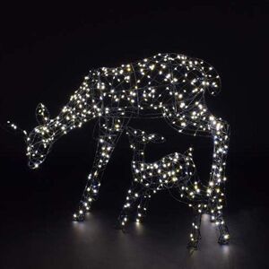 Noma 70CM Grey Flexi Woburn Deer And Fawn Noma 70CM Grey Flexi Woburn Deer And Fawn