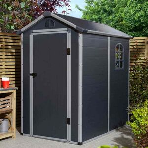 Rowlinson Airevale Dark Grey Apex Shed 4X6 Rowlinson Airevale Dark Grey Apex Shed 4X6