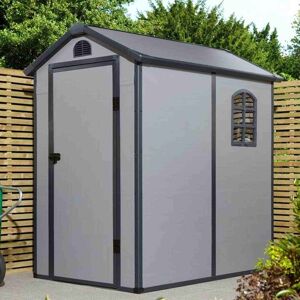 Rowlinson Airevale Light Grey Apex Shed 4X6 Rowlinson Airevale Light Grey Apex Shed 4X6