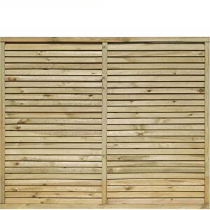 Rowlinson Cheshire Contemporary Fence Panel Size: (H) 5ft x (W) 6ft Rowlinson Cheshire Contemporary Fence Panel Size: (H) 5ft x (W) 6ft