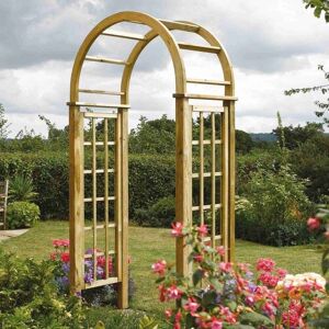 Oakworld Alfresco Round Top Garden Arch - Garden Arch Oakworld Alfresco Round Top Garden Arch - Garden Arch