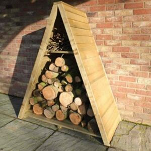 Shire Large Triangular Log Store - Pressure Treated Shire Large Triangular Log Store - Pressure Treated