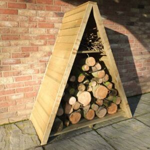 Shire Small Triangular Log Store - Storage Furniture Shire Small Triangular Log Store - Storage Furniture