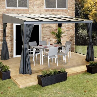 Rowlinson Sojag Pompano Patio Cover 3m x 3m Rowlinson Sojag Pompano Patio Cover 3m x 3m