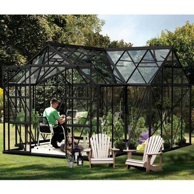 Vitavia Sirius Orangery Greenhouse 12X12 Colour: Black Vitavia Sirius Orangery Greenhouse 12X12 Colour: Black