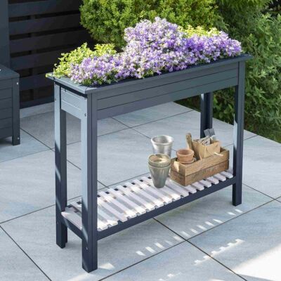 Norfolk Leisure Galaxy High Planter with Zinc Tray Norfolk Leisure Galaxy High Planter with Zinc Tray