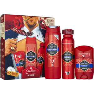 Old Spice Captain Body Care Gift Set for Men â 3 pcs Old Spice Captain Body Care Gift Set for Men â 3 pcs