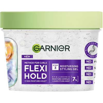 Garnier Method For Curls Flexi Hold Moisturising Styling Gel - 370 ml Garnier Method For Curls Flexi Hold Moisturising Styling Gel - 370 ml