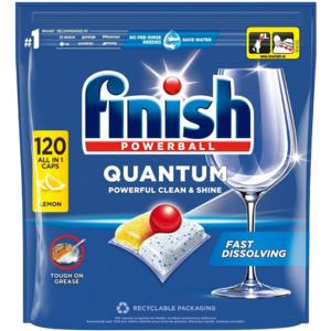Finish Lemon Dishwasher Capsules - Effective Cleaning - 1248g Finish Lemon Dishwasher Capsules - Effective Cleaning - 1248g