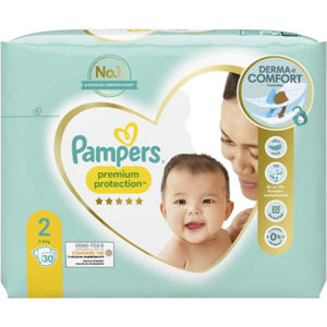 Pampers Premium Protection Size 2 (4-8 kg) 30 pcs. Pampers Premium Protection Size 2 (4-8 kg) 30 pcs.