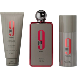 Afnan 9PM Rebel Eau De Parfum, Shower Gel & Deodorant Spray Gift Set Afnan 9PM Rebel Eau De Parfum, Shower Gel & Deodorant Spray Gift Set