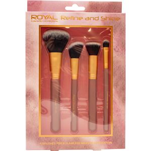 Royal Refine & Shine Makeup Brush Set - 4 Pieces Royal Refine & Shine Makeup Brush Set - 4 Pieces