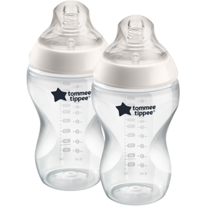 Tommee Tippee Closer To Nature Baby Bottle - 340ml Anti-Colic 2 Pack Tommee Tippee Closer To Nature Baby Bottle - 340ml Anti-Colic 2 Pack