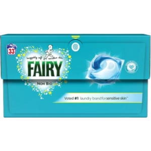 Fairy Non-Bio Pods Washing Liquid Capsules â 33 Pcs Fairy Non-Bio Pods Washing Liquid Capsules â 33 Pcs