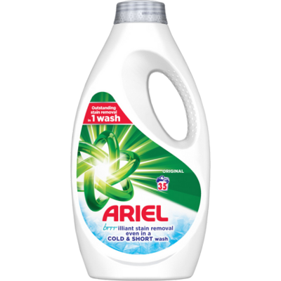 Ariel - Original - Brilliant Stain Removal - Cold & Short Washes - Laundry Detergent Ariel - Original - Brilliant Stain Removal - Cold & Short Washes - Laundry Detergent