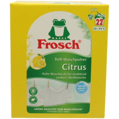 Frosch Citrus Washing Powder - 1 45 kg Frosch Citrus Washing Powder - 1 45 kg