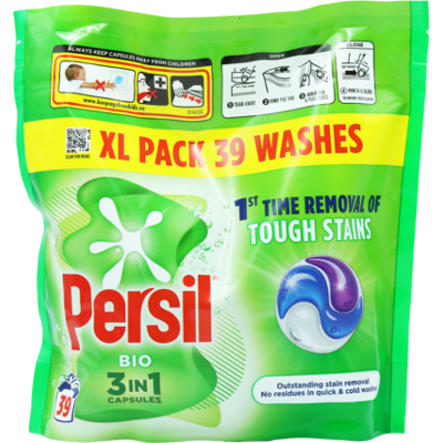 Persil Bio 3 in 1 Laundry Capsules â 39 pcs Persil Bio 3 in 1 Laundry Capsules â 39 pcs