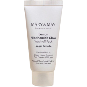 Mary & May Lemon Niacinamide Glow Wash off Pack - 30g Mary & May Lemon Niacinamide Glow Wash off Pack - 30g