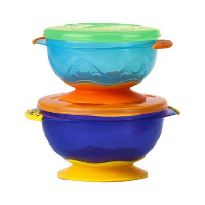 Nuby Muncheez Bowls with Suction Cup - 2 pcs Nuby Muncheez Bowls with Suction Cup - 2 pcs