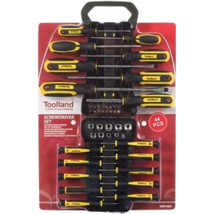 Toolland 44-Piece Screwdriver & Bit Set - Household Use Toolland 44-Piece Screwdriver & Bit Set - Household Use