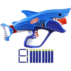 Hasbro Nerf Junior Sharkfire Dartblaster Hasbro Nerf Junior Sharkfire Dartblaster