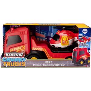 Teamsterz Chunky Trucks Fire Transporter with Helicopter Teamsterz Chunky Trucks Fire Transporter with Helicopter