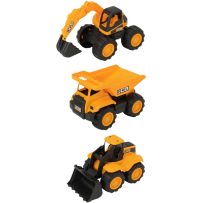 Teamsterz JCB Tough Trucks â 3 Pcs Teamsterz JCB Tough Trucks â 3 Pcs
