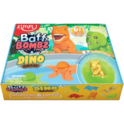 Zimpli Kids Baff Bombz Dino Surprise Pack - Bath Bombs Zimpli Kids Baff Bombz Dino Surprise Pack - Bath Bombs