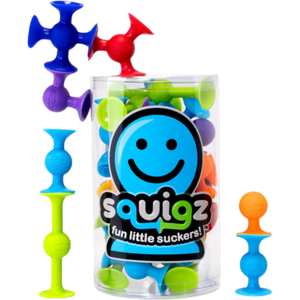 Fat Brain Toys Fat Brain Squigz Suction Construction Building Starter Set â 22 pcs Fat Brain Toys Fat Brain Squigz Suction Construction Building Starter Set â 22 pcs