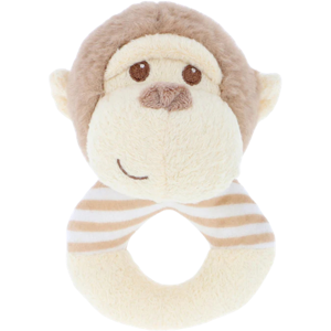 Keel Toys 14cm Keeleco Baby Marcel Monkey Ring Rattle - Baby Toy Keel Toys 14cm Keeleco Baby Marcel Monkey Ring Rattle - Baby Toy