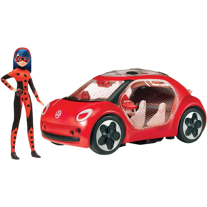 Miraculous Ladybug E-Beetle Car with Fashion Doll Miraculous Ladybug E-Beetle Car with Fashion Doll