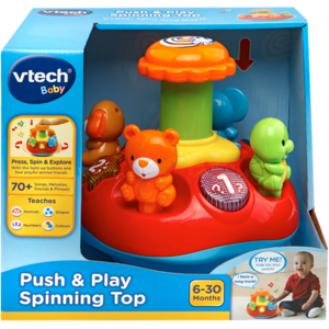 Vtech Baby Push and Play Spinning Top Toy - Baby Toy Vtech Baby Push and Play Spinning Top Toy - Baby Toy