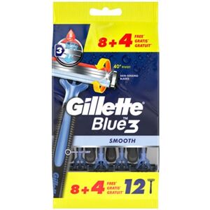 Gillette Blue3 Smooth Razors - 12 pcs Gillette Blue3 Smooth Razors - 12 pcs