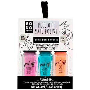 SOKO Peel Off Nail Polish - 3 colours SOKO Peel Off Nail Polish - 3 colours