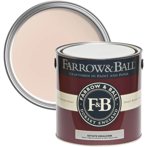 Farrow & Ball Estate Emulsion 100ml Sample, Pink Ground No. 202, Luxurious Chalky Matt Farrow & Ball Estate Emulsion 100ml Sample, Pink Ground No. 202, Luxurious Chalky Matt