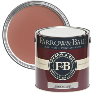 Farrow & Ball Casein Distemper, Book Room Red No. 50, Casein Distemper Paint Farrow & Ball Casein Distemper, Book Room Red No. 50, Casein Distemper Paint