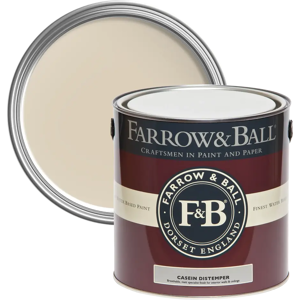 Farrow & Ball Casein Distemper, Joa's White No. 226, Casein Distemper Paint Farrow & Ball Casein Distemper, Joa's White No. 226, Casein Distemper Paint