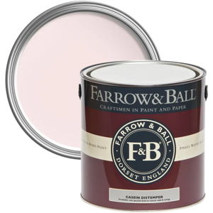 Farrow & Ball Casein Distemper, Middleton Pink No. 245, Casein Distemper Paint Farrow & Ball Casein Distemper, Middleton Pink No. 245, Casein Distemper Paint