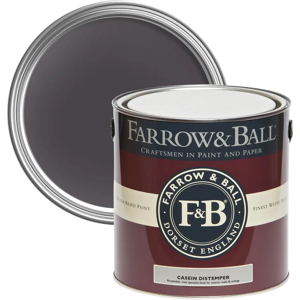 Farrow & Ball Casein Distemper, Paean Black No. 294, Casein Distemper Paint Farrow & Ball Casein Distemper, Paean Black No. 294, Casein Distemper Paint
