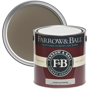 Farrow & Ball Casein Distemper, Salon Drab No. 290, Casein Distemper Paint Farrow & Ball Casein Distemper, Salon Drab No. 290, Casein Distemper Paint