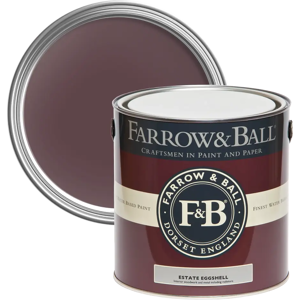 Farrow and Ball Estate Eggshell, Brinjal No. 222 2.5L Farrow and Ball Estate Eggshell, Brinjal No. 222 2.5L