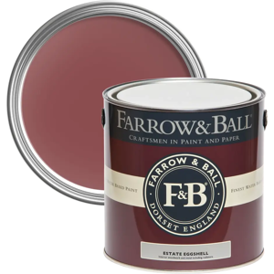 Farrow and Ball Estate Eggshell, Eating Room Red No. 43 2.5L Farrow and Ball Estate Eggshell, Eating Room Red No. 43 2.5L