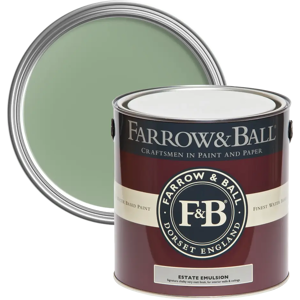 Farrow & Ball Estate Emulsion 2.5L, Breakfast Room Green No. 81, Luxurious Chalky Matt Farrow & Ball Estate Emulsion 2.5L, Breakfast Room Green No. 81, Luxurious Chalky Matt