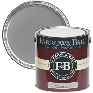 Farrow & Ball Estate Emulsion 2.5L, Plummett No. 272, Luxurious Chalky Matt Farrow & Ball Estate Emulsion 2.5L, Plummett No. 272, Luxurious Chalky Matt
