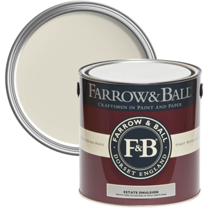 Farrow & Ball Estate Shadow White No.282 - Emulsion Paint 2.5L Farrow & Ball Estate Shadow White No.282 - Emulsion Paint 2.5L