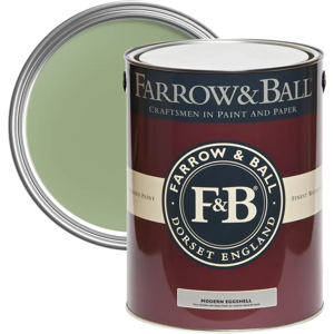 Farrow & Ball Modern Eggshell 2.5L, Saxon Green No. 80, Modern Eggshell Paint Farrow & Ball Modern Eggshell 2.5L, Saxon Green No. 80, Modern Eggshell Paint