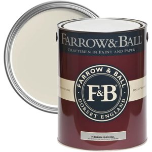 Farrow & Ball Modern Eggshell 2.5L, Shadow White No. 282, Modern Eggshell Paint Farrow & Ball Modern Eggshell 2.5L, Shadow White No. 282, Modern Eggshell Paint