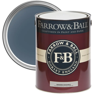 Farrow & Ball Modern Eggshell 2.5L, Stiffkey Blue No. 281, Modern Eggshell Paint Farrow & Ball Modern Eggshell 2.5L, Stiffkey Blue No. 281, Modern Eggshell Paint