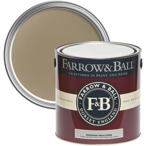 Farrow & Ball Modern Emulsion, Drab No. 41, Durable Washable Paint Farrow & Ball Modern Emulsion, Drab No. 41, Durable Washable Paint